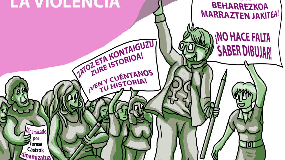 Taller de fanzine “Mujeres norte y sur contra la violencia”